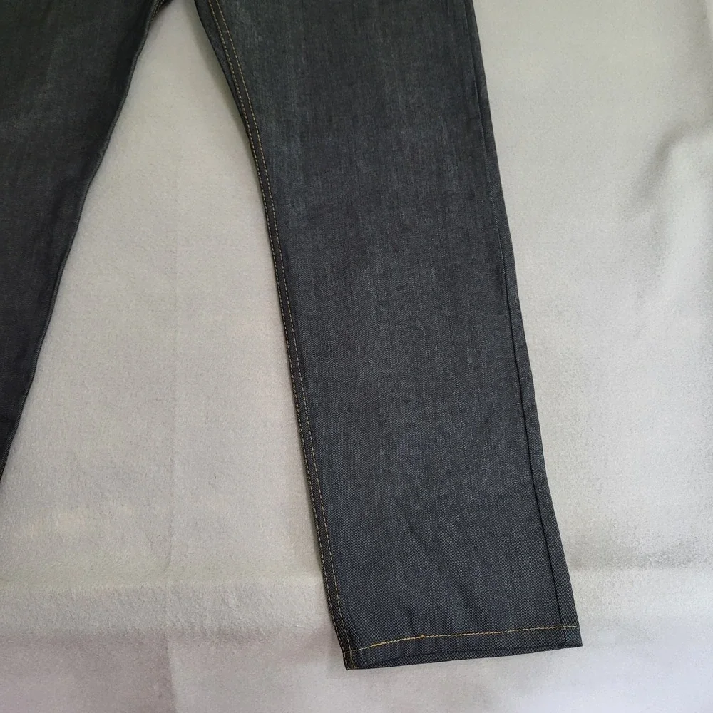 Levi's 502 Men's Taper Fit Denim Blue Jeans Dark Wash Size 38X30